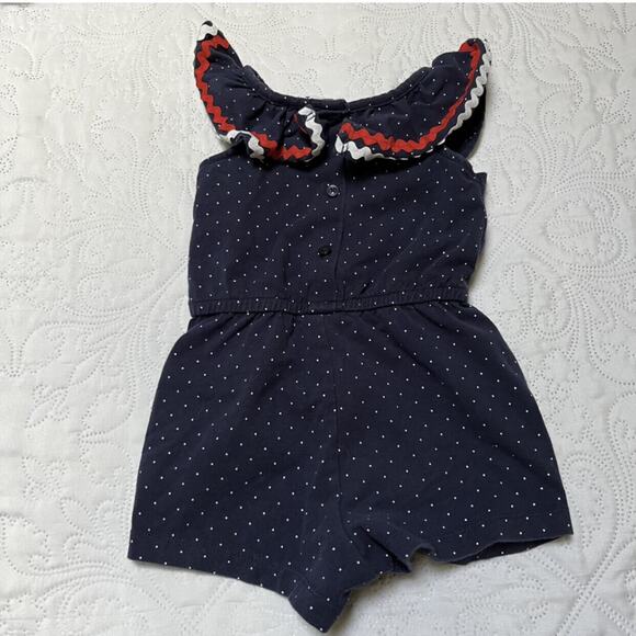 Janie And Jack Ruffle Romper Size 12-18m - Picture 3 of 4